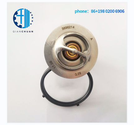 Genuine Excavator Engine Parts ISG ISGE Diesel Engine Thermostat 3696214 3696214F