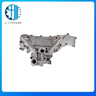 Oil Cooler Cover without Oil Holes ME033687 for Mitsubishi 6D31T 6D34 Excavator Engine Spare Parts